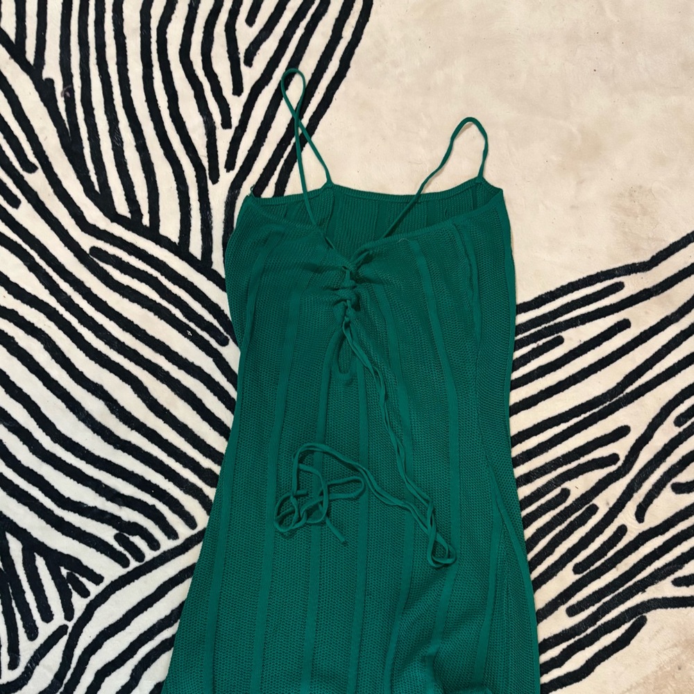 Elegant‎ Sleeveless Maxi Dress Medium Green
